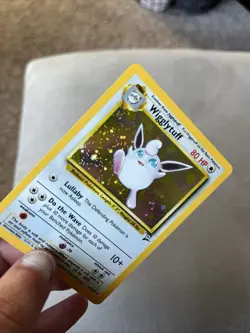 CLEAN Wizards of the Coast Wigglytuff Base Set 2 19/130 Holo Rare English 2000 - Image 3
