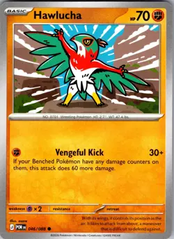 Hawlucha Perfect Order 046/088 Common Pokemon Near Mint - Image 1
