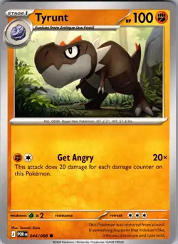 Tyrunt Perfect Order 044/088 Common Pokemon Near Mint - Image 1