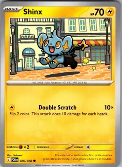 Shinx Perfect Order 026/088 Common Pokemon Near Mint - Image 1