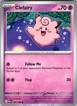Clefairy Perfect Order 030/088 Common Pokemon Near Mint - Image 1