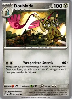 Doublade Perfect Order 057/088 Common Pokemon Near Mint - Image 1