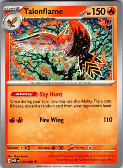 Talonflame Perfect Order 014/088 Uncommon Pokemon Near Mint - Image 1