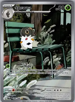 Spewpa 089/088 Holo Illustration Rare Perfect Order Pokemon Near Mint - Image 1