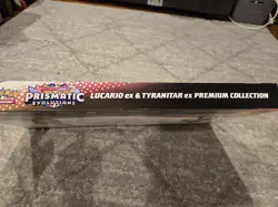 Pokemon TCG: Prismatic Evo Lucario Tyranitar Ex Premium Collection Sealed Box - Image 4