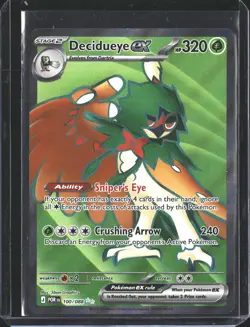 Decidueye ex 100/088 Holo Ultra Rare Perfect Order Pokemon NM/M - Image 1