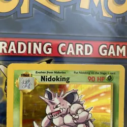 Nidoking 11/102 Base Set Series Holo Pokemon NM - Image 3