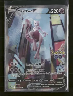 Pokemon GO Mewtwo V (Alternate Full Art) #072/078 - Image 1