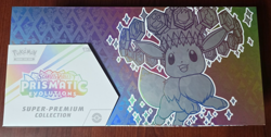 POKEMON PRISMATIC EVOLUTIONS SUPER PREMIUM COLLECTION PROMO “OPEN BOX” NO PACKS - Image 2