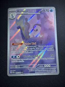 Pokemon TCG Aurorus 092/088 Stage 2 Rare Holo Perfect Order - Image 1
