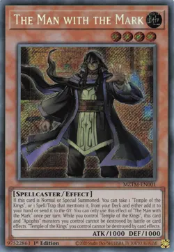 Yugioh MZTM-EN001 - The Man with the Mark - Secret Rare - Image 1