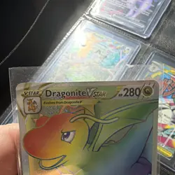 Dragonite VSTAR 081/078 Pokemon GO Secret Rare Full Art Holo 280 HP EN Card - Image 5
