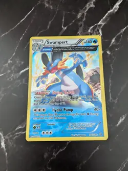 Pokemon TCG 2015 XY Primal Clash Swampert Full Art Holo Rare Card 36/160 - Image 2