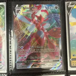 Scizor Vmax 119/189 Darkness Ablaze NM Full Art Ultra Rare Pokemon Card - Image 1