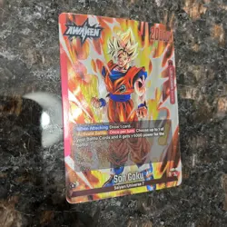 Son Goku FS01-01 Leader Foil Fusion World Dragon Ball Super Card Game | NM - Image 3
