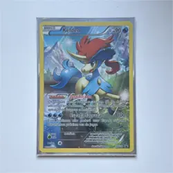 Pokemon Keldeo XY118 Promo Holo Basic XY 90 HP Sacred Sword Portuguese Card - Image 1