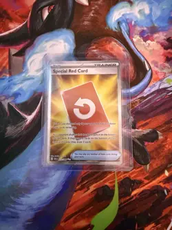 Full Art Special Red Card English Pokemon 113/086 NM Chaos Rising - Image 1