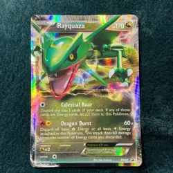 Pokemon TCG Rayquaza EX Promo Holo Card BW47 Black & White HP170 English - Image 1