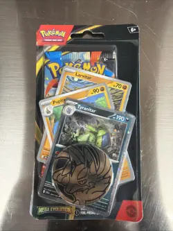 Pokemon Mega Evolutions Booster Pack with 3 Promo Cards/1 Pokemon coin - Image 1