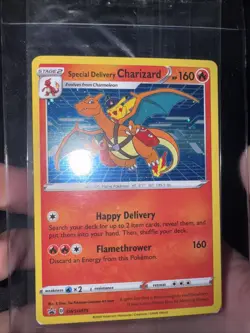 Pokemon TCG Special Delivery Charizard SWSH075 Limited Promo Card - Image 3