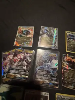 Pokemon TCG 12-Card Lot Dialga GX Palkia GX Black Kyurem EX Drampa Etc. - Image 2