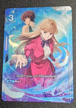 A Show of Resolve U+ | GD01-100 | Gundam Card Game | PB01 Promo - Image 1