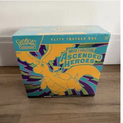 Pokemon TCG Mega Evolution—Ascended Heroes Elite Trainer Box English 40 Cards - Image 1