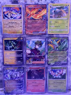 Lot of 9 Pokemon Cards - Rare & Unique Collection (a3) - Image 1