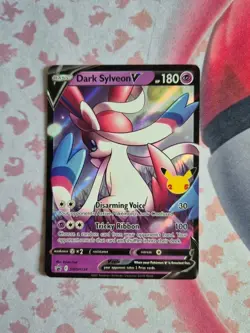 Dark Sylveon V SWSH134 Celebrations Ultra Rare Holo Promo Pokemon Card L/P - Image 1