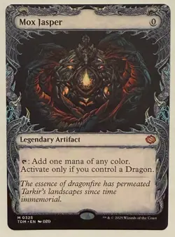 Mox Jasper Showcase - Mythic - Tarkir: Dragonstorm MTG Magic the Gathering - Image 1