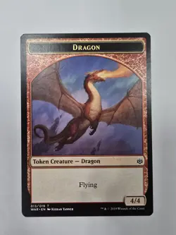Dragon Token War of the Spark Regular Magic The Gathering - Image 1