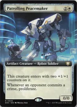 Patrolling Peacemaker (Extended Art) R Commander: Edge of Eternities 25 NM - Image 1