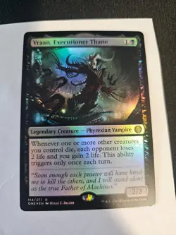 MTG - Vraan, Executioner Thane FOIL - Phyrexia All Will Be One - Image 1