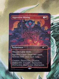 Aggressive Mining (Galaxy Foil) Secret Lair Drop Foil - Image 1