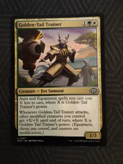 mtg golden-tail trainer modern horizons 3 - Image 1