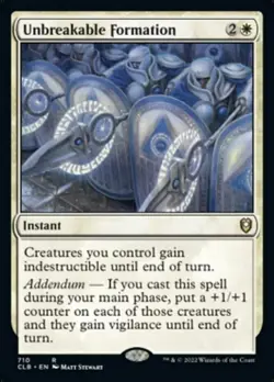 x1 Unbreakable Formation - Mixed Sets Same Art R MTG - Image 1