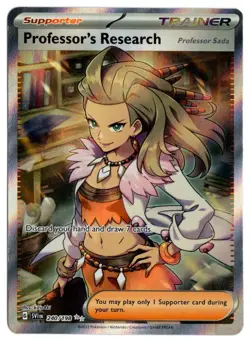[0221] MODERATELY PLAYED Pokemon SV1 Base 240/198 Professor's Research {Sada} - Image 1