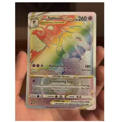 Pokemon Hisuian Typhlosion VSTAR Secret Rare Full Art Astral RadianceENG 2022 - Image 1
