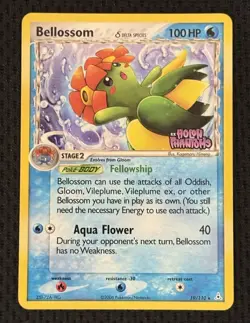 Bellossom 19/110 - ex Holon Phantoms Stamped Reverse Holo Pokemon - Image 1