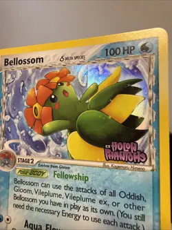 Bellossom 19/110 - ex Holon Phantoms Stamped Reverse Holo Pokemon - Image 3