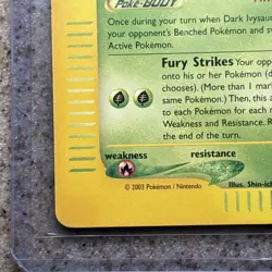 Dark Ivysaur Best Promo #6 LP/NM Pokemon TCG Card - Image 5