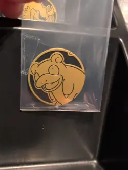 Pokemon Gold Slowpoke Mini Coin From 151 Chinese - Image 1