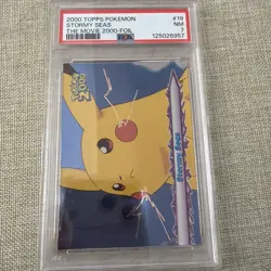 Topps Pokemon The Movie 2000 #19 Stormy Seas Foil PSA 7 - Image 1