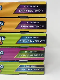 Pokemon TCG Shining Fates Collection Shiny Boltund V [5 Factory Sealed Boxes] 820650809828 - Image 2