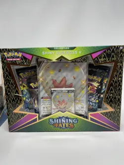 Pokemon TCG Shining Fates Collection Shiny Boltund V [5 Factory Sealed Boxes] 820650809828 - Image 5