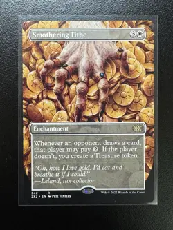 MTG - Smothering Tithe - 2x2 Double Masters 2022 342 Borderless Base Rare - Image 1