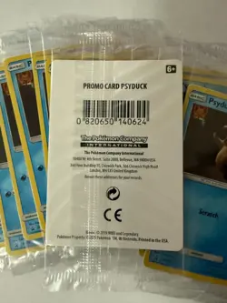 Psyduck SM199 Foil Holo Detective Pikachu Promo Card Target Exclusive Pokemon - Image 2