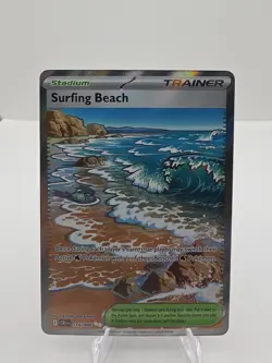 Surfing Beach Full Art [NM] - ME04: Chaos Rising 114/086 Pokemon TCG - Image 1