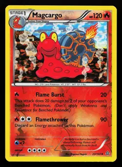 Magcargo 23/160 Reverse Holo Uncommon Primal Clash Pokemon Card - Image 1