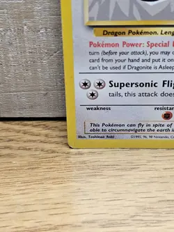 Dragonite #5 Black Star Promo 1999 Pokemon The First Movie Kids WB Stamped - Image 5